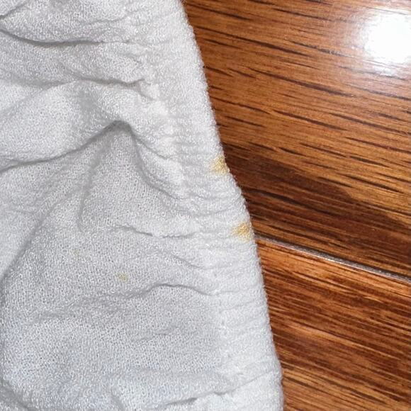 Princess Polly Darshan Cropped Cinched White Milkmaid Top Size 0 - Picture 13 of 14